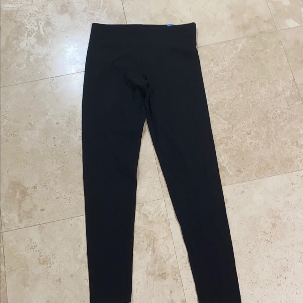 back mid waisted full length leggings